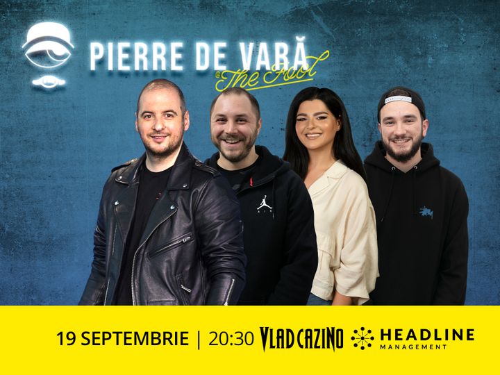 Pierre de Vară: Stand-up comedy cu Bogdan Mălăele, Ioana State, Andrei Ciobanu și Drăcea