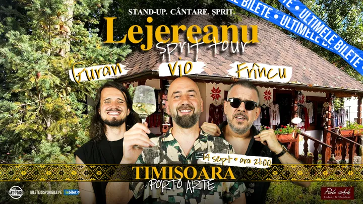 Timișoara: Vio, Frîncu și Guran - Lejereanu Spriț Tour