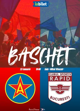 Baschet: CSA Steaua Sharks – CS Rapid