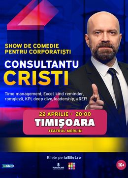 Timișoara: Consultantu Cristi - Show De Comedie pentru Corporatiști