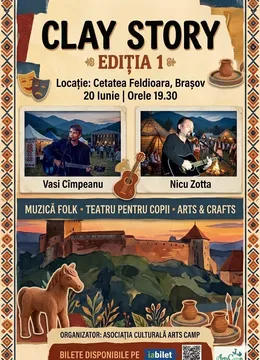 Feldioara: Clay Story: Povestile Obiectelor Vesele din Lut -  Editia I
