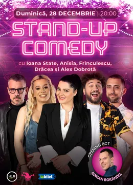 The Fool: Stand-up comedy cu Ioana State, Anisia, Frînculescu, Drăcea și Alex Dobrotă