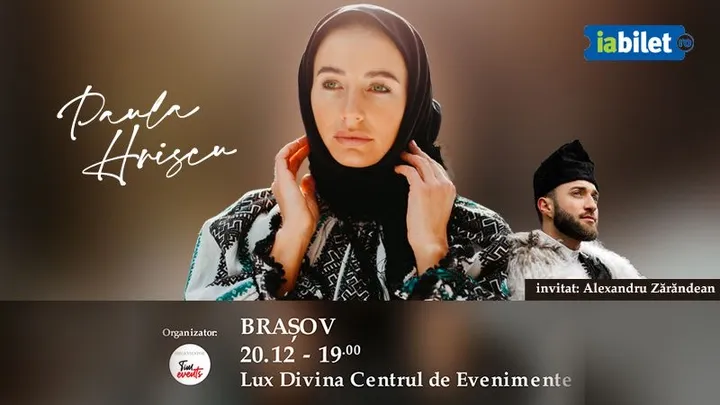 Brasov: Concert de colinde Paula Hriscu: M-o trimis mama la capre!