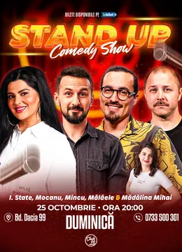 Stand-up Comedy cu Ioana State, Mocanu, Mincu, Mălăele - Mădălina Mihai la Club 99