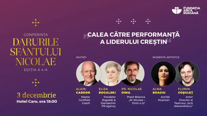 Cina si Conferința “Darurile Sfântului Nicolae’’ - Calea către performanță a liderului creștin