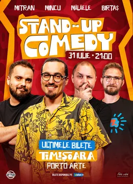 Timișoara: Mincu, Mitran, Bogdan Mălăele & Dan Birtaș | Stand Up Comedy Show