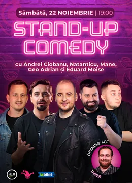 The Fool: Stand-up comedy cu Natanticu, Andrei Ciobanu, Mane, Geo Adrian și Eduard Moise