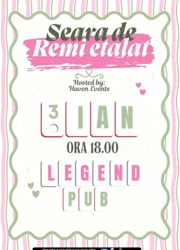 Iaşi: Seara de Remi etalat