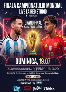Finala Campionatului Mondial - LIVE la RED Studio