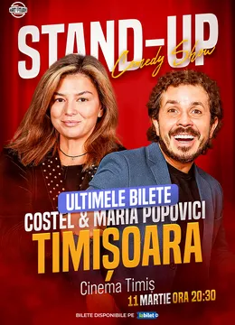 Timisoara: Costel și Maria Popovici - Stand Up Comedy Show 2 | ora 20:30