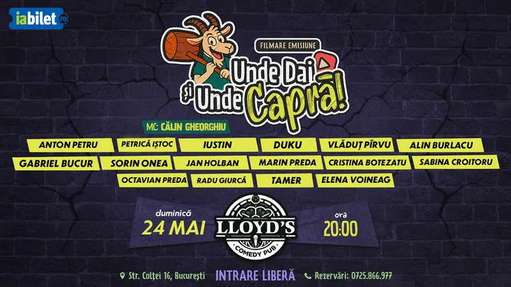Lloyd's: Filmare "Unde dai și Unde Capră