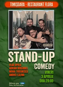 Timisoara: Stand-up Comedy cu Oprea, Borândel, Trifănescu și Călina