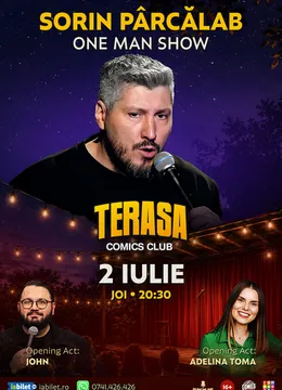 One Man Show cu Sorin Pârcălab pe Terasa ComicsClub!