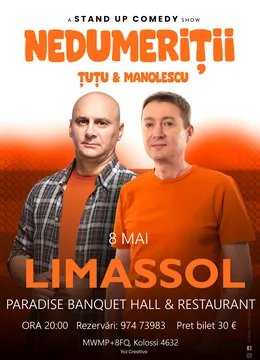 Limassol: Stand-up Comedy - Dan Tutu si Cristi Manolescu