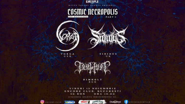 Vorga + Sidious + Dimholt Live @Encore Club