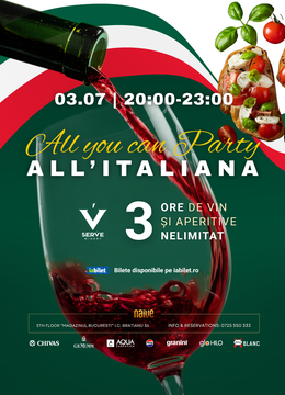 All you can Party: All'Italiana w/ Serve Winery