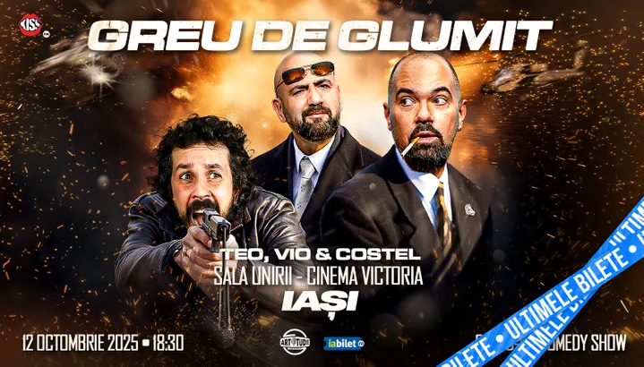 Iași: SHOW 1 - Greu de glumit cu Teo, Vio și Costel | Stand Up Comedy Show