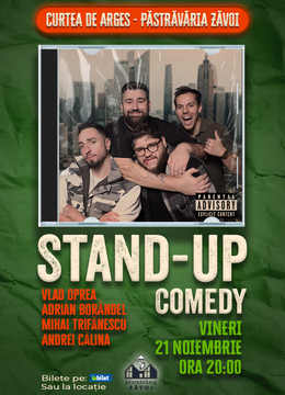 Curtea de Arges: Stand-up comedy cu Oprea, Calina, Borandel și Trifanescu
