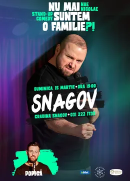 Snagov: „Nu mai suntem o FAMILIE?!” Show nostalgic de stand-up cu Nae Nicolae