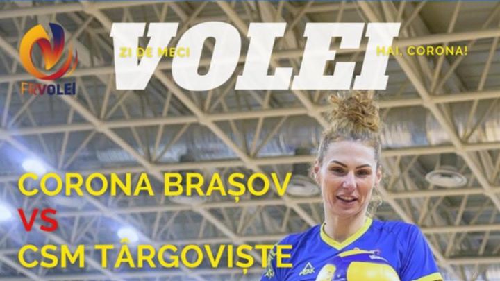 Brasov: Volei feminin  Corona Brașov - CSM Târgoviște