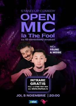 The Fool: Open Mic: MCs Moise & Păune