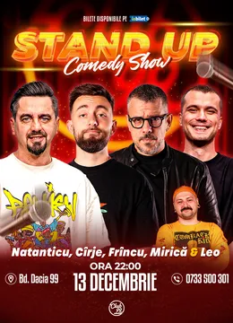 Stand-up Comedy cu Natanticu, Cîrje, Frîncu, Mirică - Leo la Club 99