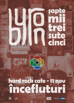 Concert aniversar byron 20 de ani - Încefluturi | Hard Rock Cafe