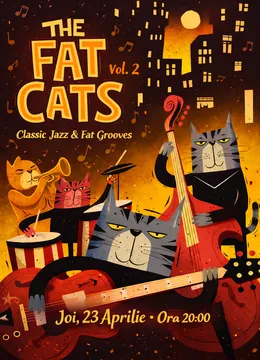 L!VEing Room #13: The Fat Cats – Classic Jazz & Fat Grooves