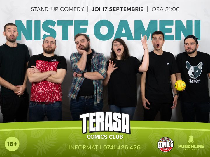 Stand-up cu Niste Oameni pe terasa la ComicsClub!