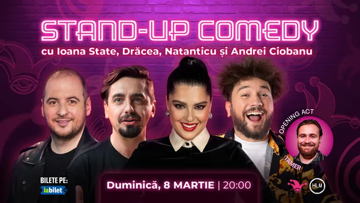 The Fool: Stand-up comedy cu Ioana State, Drăcea, Natanticu și Ciobanu