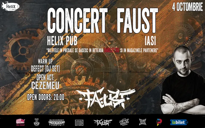 Iasi: Concert Faust - @Helix Pub