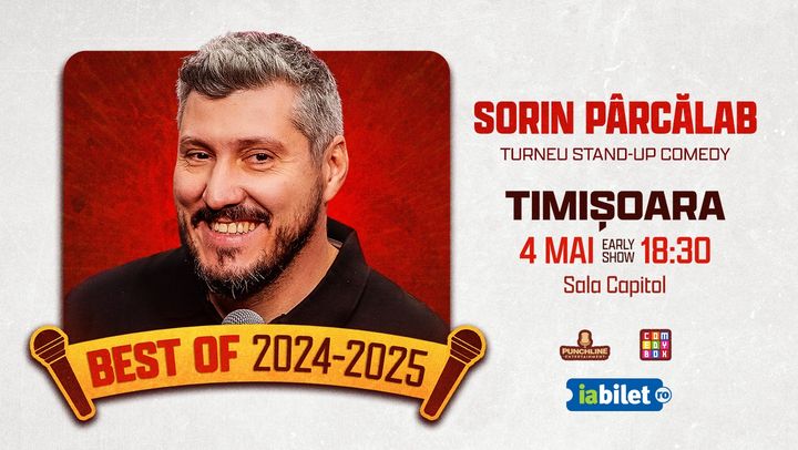Timisoara: Stand-Up Comedy Best Of 2024 & 2025 cu Sorin Pârcălab - Early Show