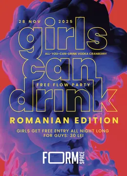 Girls Can Drink: Free Flow Party at FORM Space