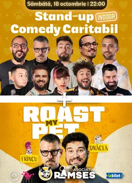 The Fool: Stand-up comedy caritabil - Asociația Ramses - cu: Drăcea, Cîrje, Cortea, Mincu, Frînculescu, Gherghe, Teodora, Geo Adrian, Gabriel Dumitriu și Edi Moise