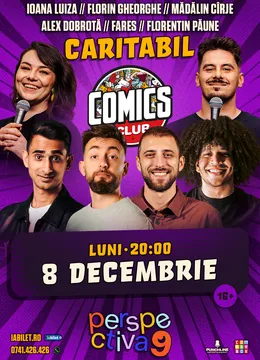 Show de stand-up caritabil cu Perspectiva 9 la ComicsClub!