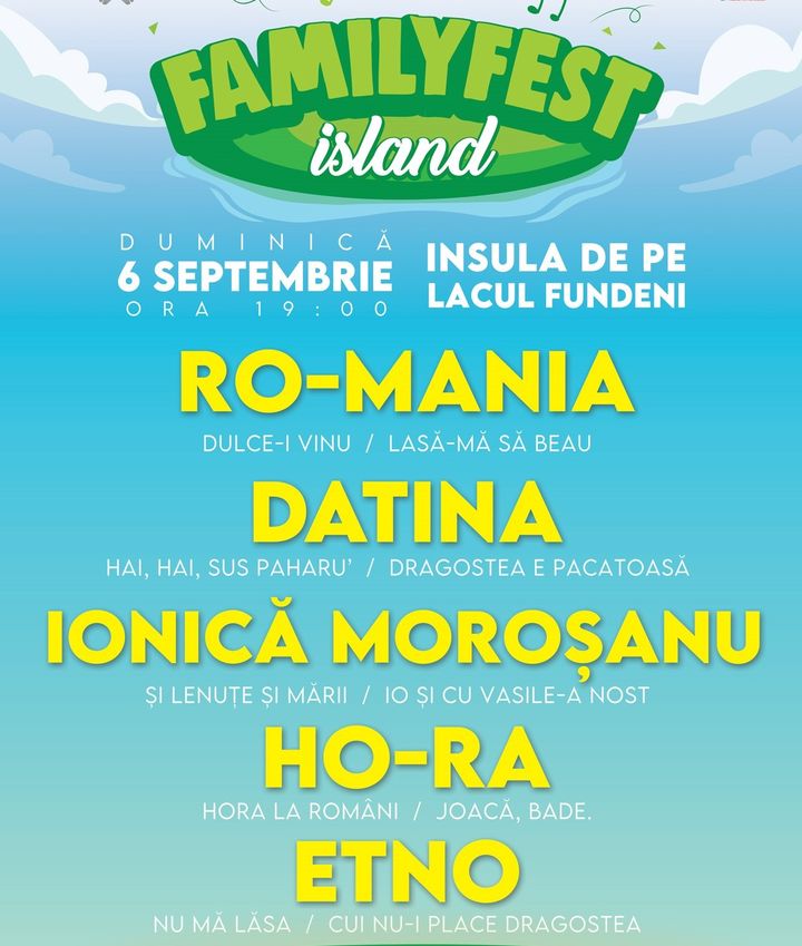 Concert Ro-Mania, Datina, Ionica Morosanu, Etno, Ho-ra, “………și joacă” @ #FAMILYFEST Island