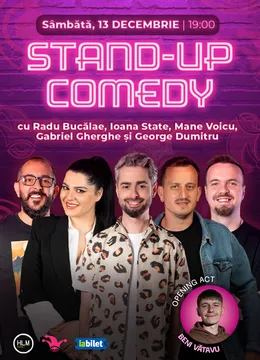 The Fool: Stand-up comedy cu Bucălae, Ioana State, Mane Voicu, Gabriel Gherghe si George Dumitru