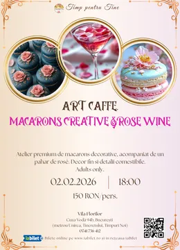 Art Caffe. Macarons creative.
