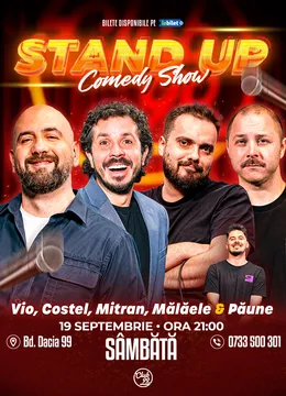 Stand-up Comedy cu Vio, Costel, Mitran, Mălăele & Florentin Păune la Club 99 | Show 2