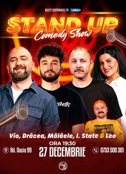 Stand-up Comedy cu Vio, Drăcea, Mălăele, Ioana State & Leo la Club 99