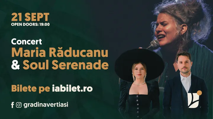 Iasi: Concert Maria Răducanu și Soul Serenade