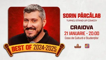 Craiova: Stand-Up Comedy Best Of 2024 & 2025 cu Sorin Pârcălab