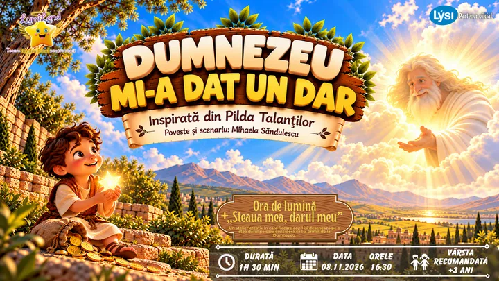 Dumnezeu mi-a dat un dar + Ora de lumină "Darul meu, steaua mea" (atelier creativ)