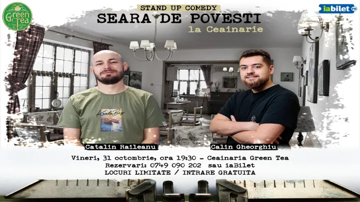 Seară de Povești la Ceainăria Green Tea