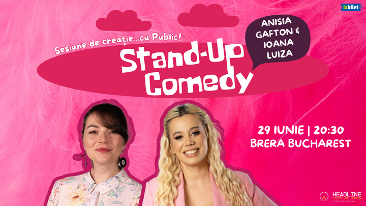Stand-Up Comedy cu Anisia Gafton & Serghei - "Sesiune de creație...cu Public!"