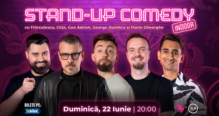 The Fool: Stand-up comedy cu Cîrje, Frînculescu, Geo Adrian, George Dumitru și Florin Gheorghe