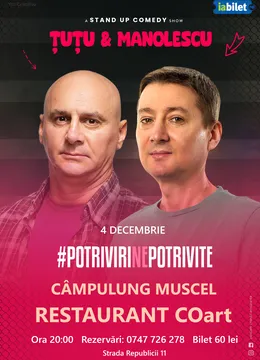 Campulung Muscel: Stand-up Comedy - Dan Tutu si Cristi Manolescu