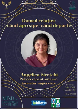 Iasi: MIND - Conferință: Dansul relației: când aproape, când departe