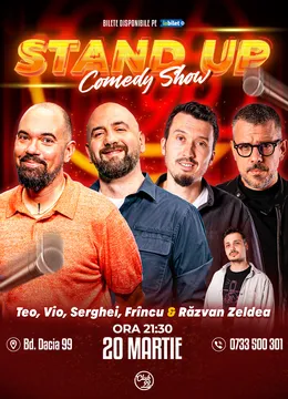 Stand-up Comedy cu Teo, Vio, Serghei, Frîncu - Răzvan Zeldea la Club 99