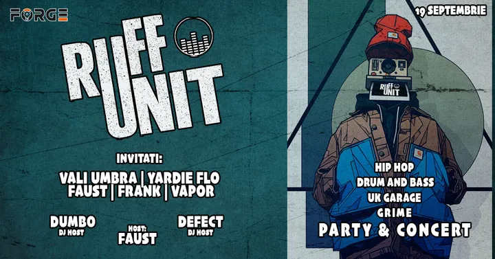 RUFF UNIT CONCERT & PARTY 1.0 - @The Forge